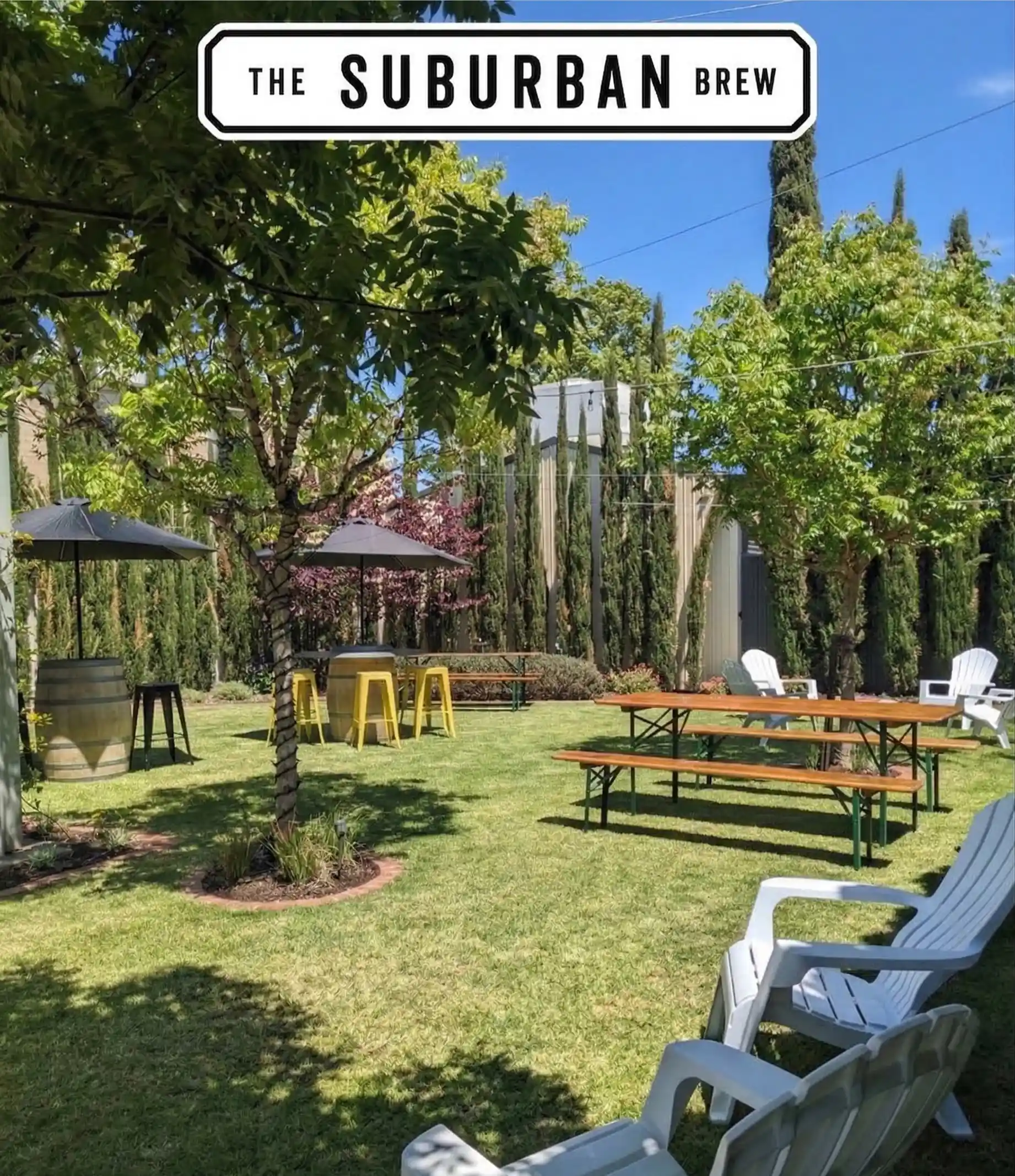 The Backyard at The Suburban Brew